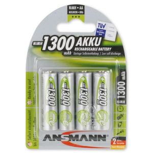 Ansmann NiMH Mignon AA 1300mAh maxE 4 pcs. Batteria ricaricabile Nichel-Metallo Idruro (NiMH)
