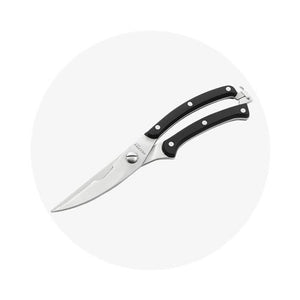 Pedrini 004 forbici da cucina Nero, Acciaio inossidabile Universale