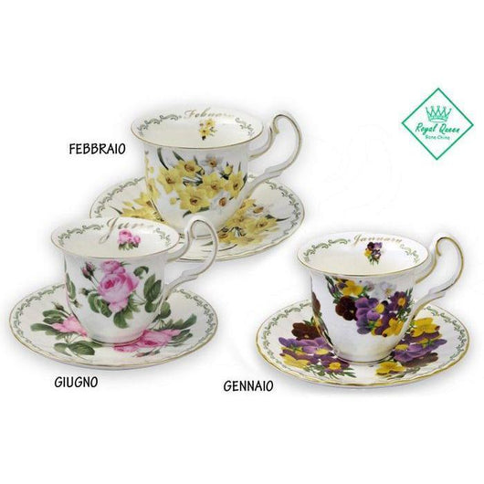 Ellegi Tazza The con Piattino Mesi Febbraio