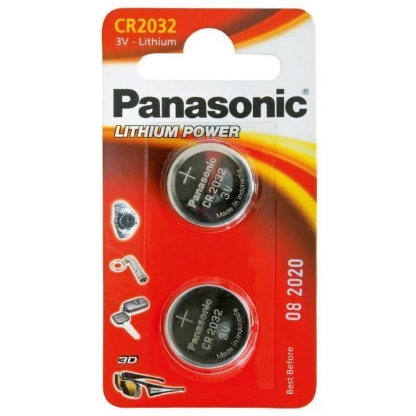 Panasonic Lithium Power Batteria monouso CR2032 Litio