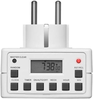 Goobay 93256 timer elettrico Bianco Timer giornaliero/settimanale