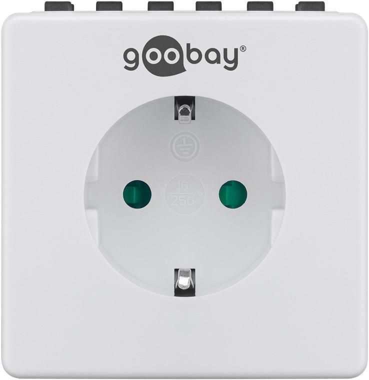 Goobay 93256 timer elettrico Bianco Timer giornaliero/settimanale