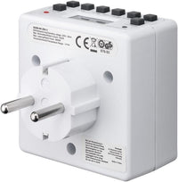 Goobay 93256 timer elettrico Bianco Timer giornaliero/settimanale