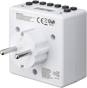 Goobay 93256 timer elettrico Bianco Timer giornaliero/settimanale