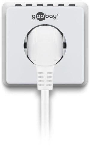 Goobay 93256 timer elettrico Bianco Timer giornaliero/settimanale