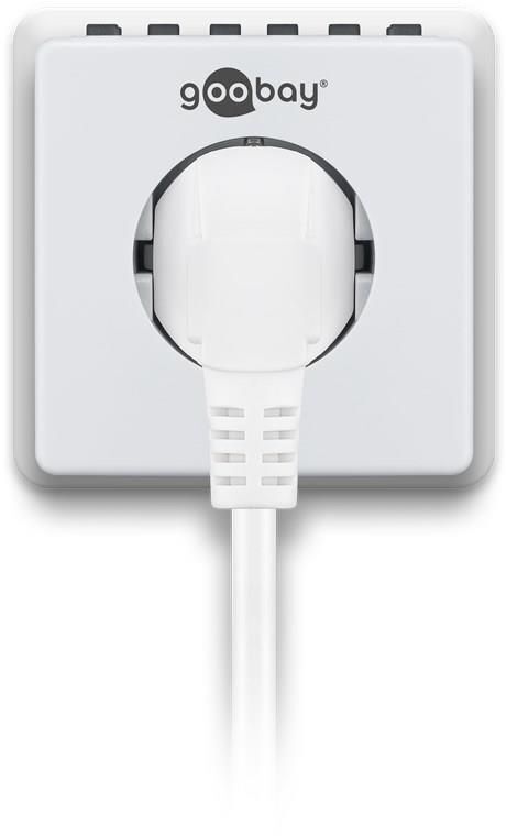 Goobay 93256 timer elettrico Bianco Timer giornaliero/settimanale