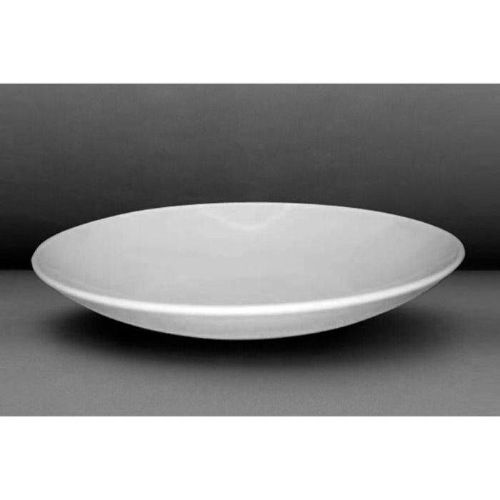 Lubiana Vassoio Tondo Fondo 30cm Rita Bianco