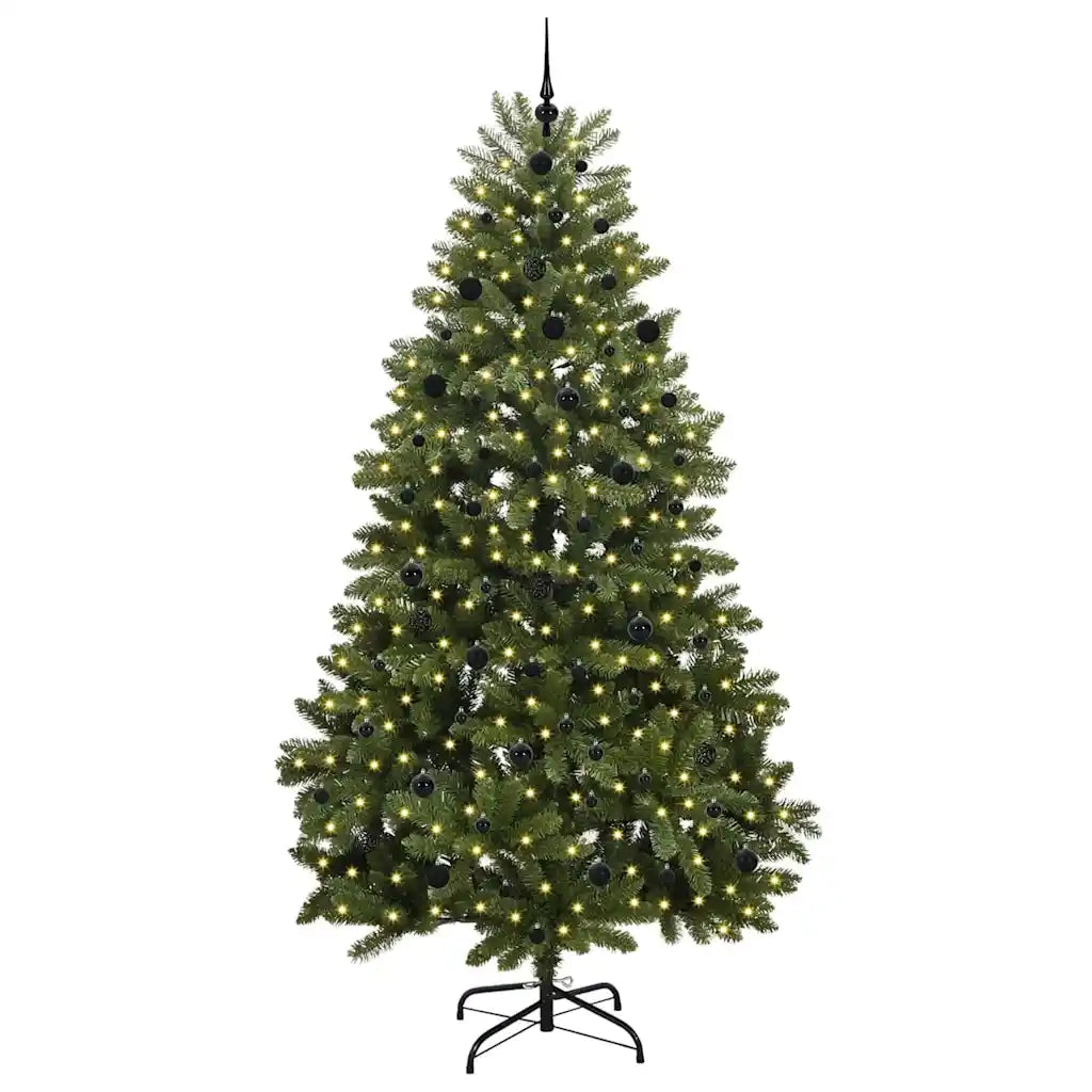 Albero di Natale | Decorazioni natalizie artificiale Verde 240 cm PVC e Metallo