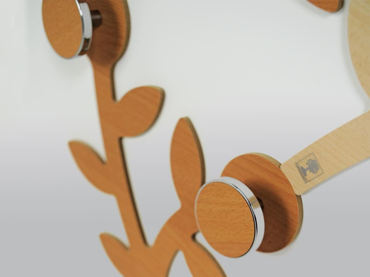 Foppapedretti Appendialbero appendiabiti Montabile a parete 3 gancio(i) Argento