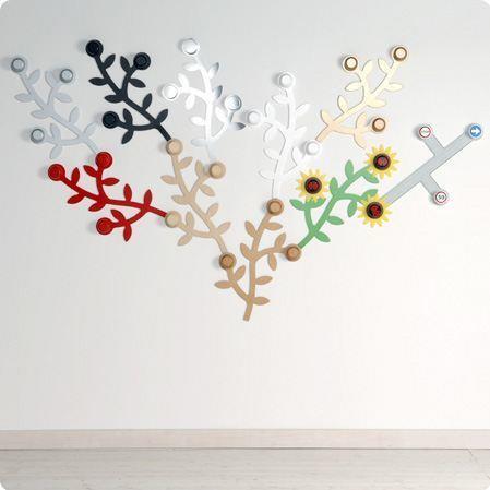 Foppapedretti Appendialbero appendiabiti Montabile a parete 3 gancio(i) Argento