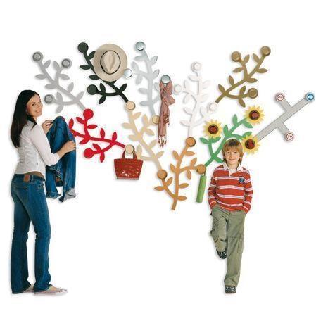 Foppapedretti Appendialbero appendiabiti Montabile a parete 3 gancio(i) Argento