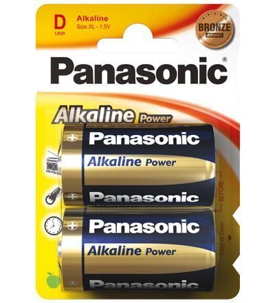 Goobay LR20 2-BL Panasonic Alkaline Power Batteria monouso D Alcalino