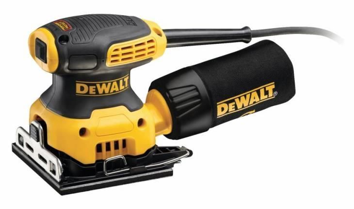 DeWALT DWE6411-QS levigatrice portatile Levigatrice orbitale 14000 OPM Nero, Giallo