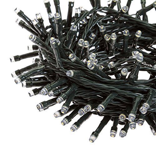 Luci di Natale Catena Lineare 240 Led Multicolore 14,5mt con 8 giochi di luce