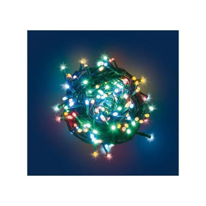 Luci Di Natale Catena Lineare 240 Led Multicolore 9,55mt con 7 giochi luce