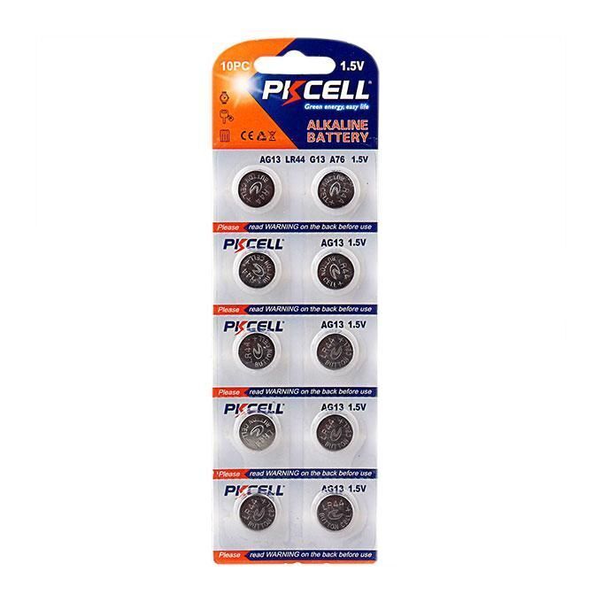 Pkcell batterie alcaline AG13 blister 10 pezzi