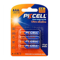 Pkcell batterie ultra alcaline AAA lr03 ministilo blister 4 pezzi