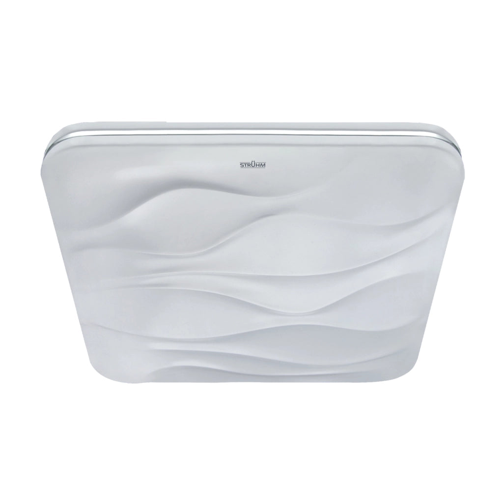 Plafoniera bagno Struhm Klara quadrata bianca 53cm 48W