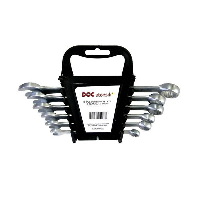Doc Chiavi Combinate cromo vanadio 8-17 Pezzi 6