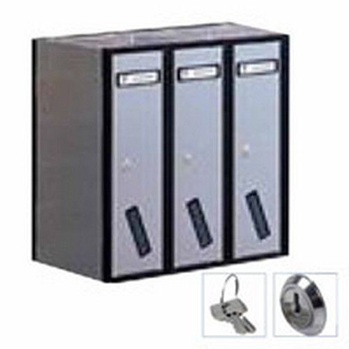 Silmec Casellario Vert 3P alluminio Silver 31-503