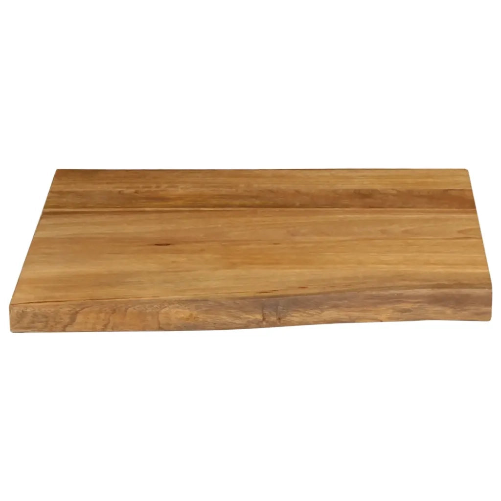 Piano per Tavolo 80x80x2,5cm Bordi Vivi in Legno Massello Mango 370770