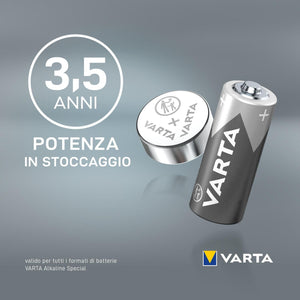 Varta ALKALINE V23GA (Batteria Speciale, 12V) Blister da 2