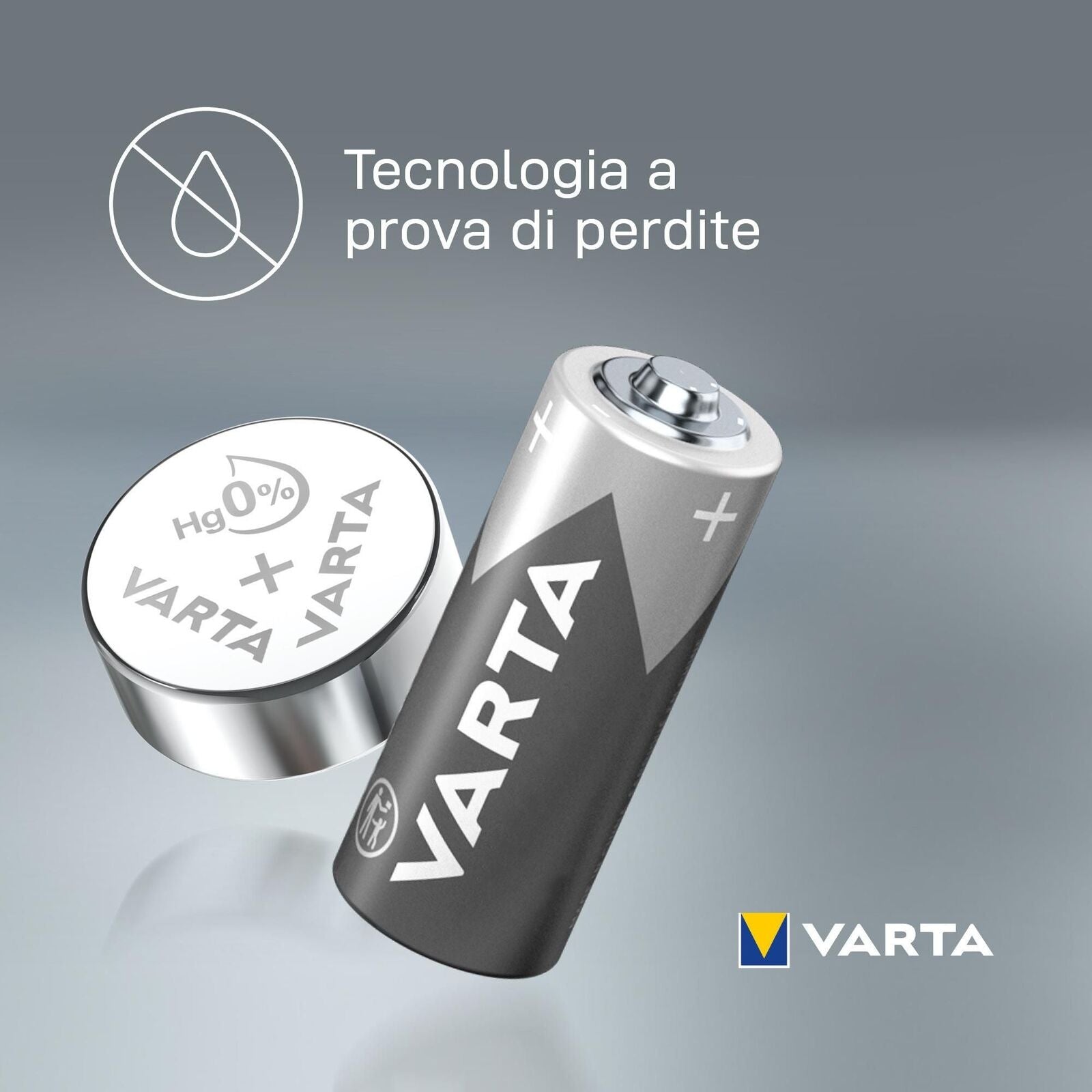 Varta ALKALINE V13GA, LR44 (Batteria Speciale , 1.5V) Blister da 2
