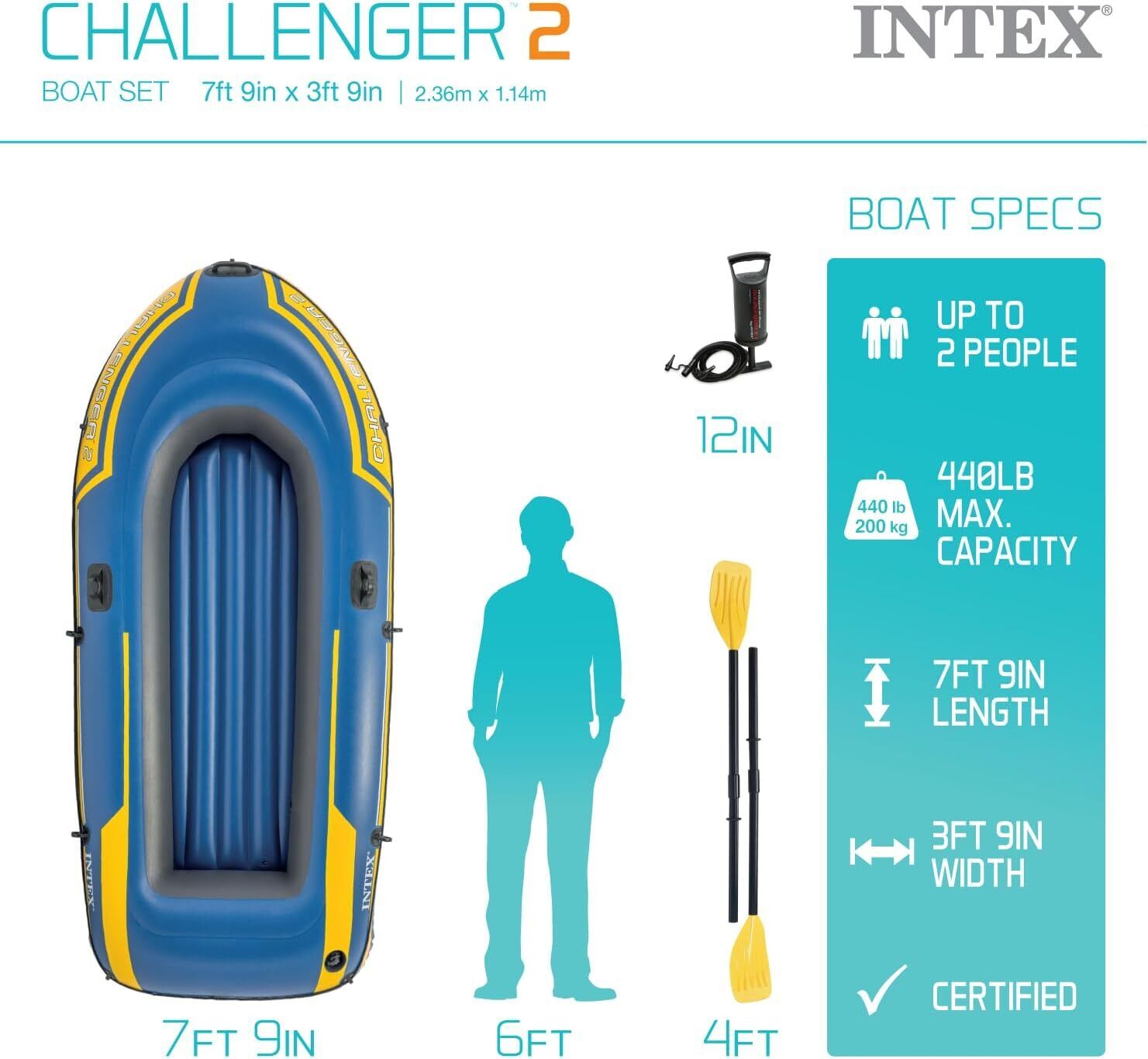 Intex 68367 barca gonfiabile 2 persona(e) Canotto gonfiabile