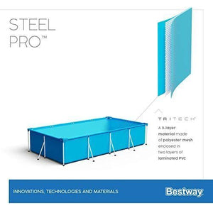 Bestway Steel Pro 56404 piscina fuori terra Piscina con bordi Piscina rettangolare 3300 L Blu