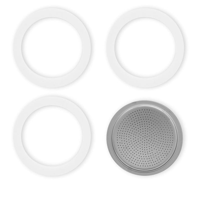 Bialetti set filtro e 3 guarnizioni per Moka 1/2 tazza
