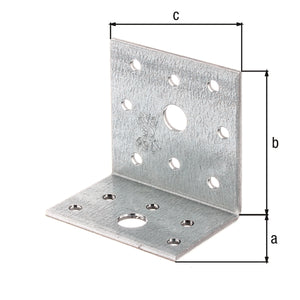 PIASTRA ANGOLARE 40X60X60MM ZINCATA
