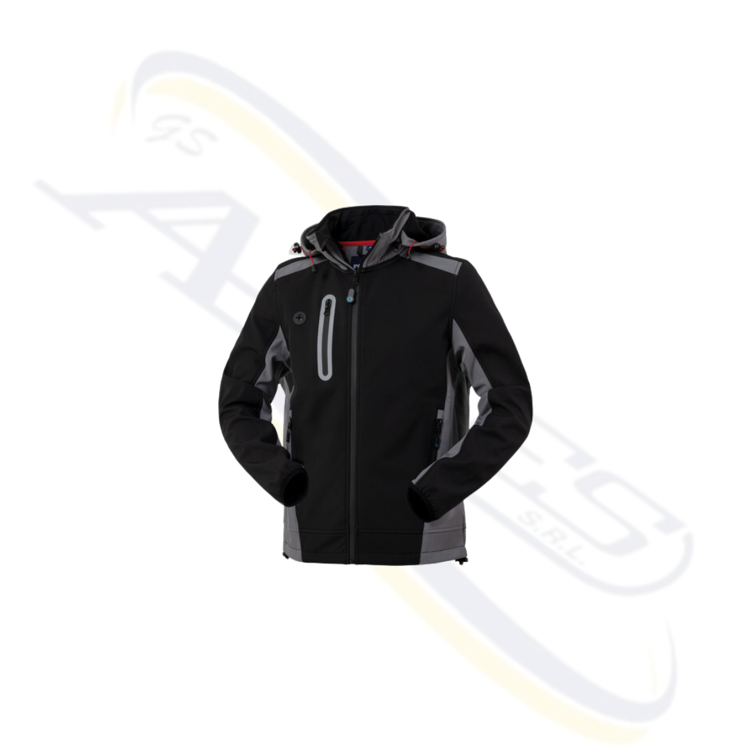 SOFTSHELL "SMARTY" ROSSINI HH638 Taglia: S, Colore: Grigio/Nero