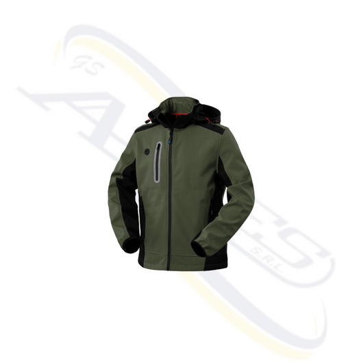 SOFTSHELL "SMARTY" ROSSINI HH638 Colore: Verde/Nero, Taglia: 3XL