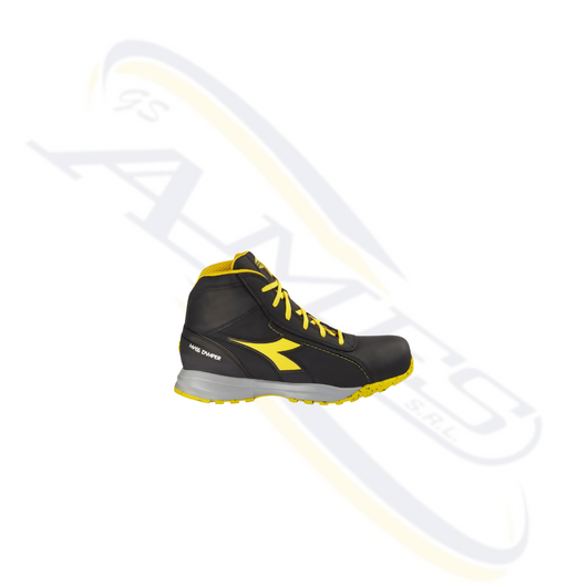 DIADORA “GLOVE” MDS MID S3S HRO SRC NERO/GIALLO Taglia: 46