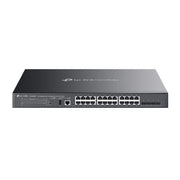 Tp-link sg5428xmpp switch di rete gestito l3 gigabit ethernet (10/100/1000) supporto power over ethernet (poe) nero
