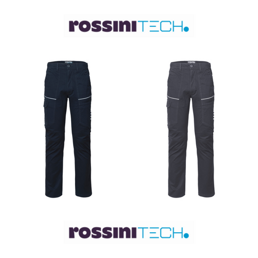PANTALONE MULTITASCA R-STRETCH ROSSINI A80704 Taglia: XXL, Colore: Blu