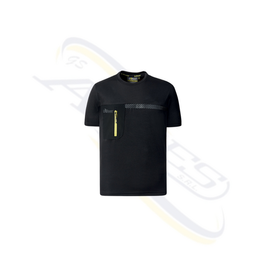 T-SHIRT U-POWER "CHRISTAL" Colore: Black carbon, Taglia: L