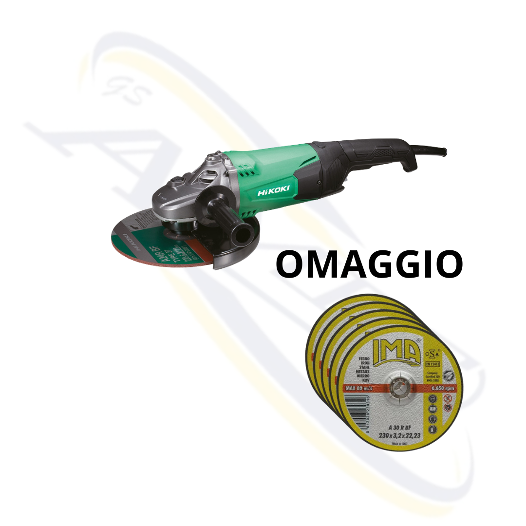 SMERIGLIATRICE G23ST HIKOKI 2.000 W Ø 230 mm
