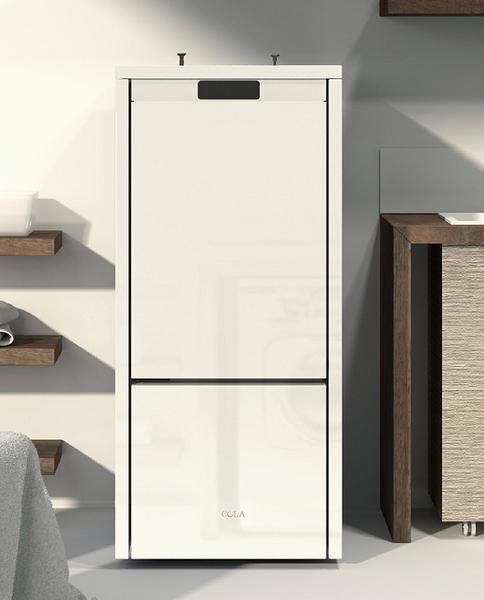 Cola Aqua Plus 18 stufa Libera installazione Pellet Bianco