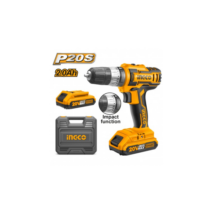 TRAPANO AVVITATORE A BATTERIA 20V CIDLI200215 INGCO