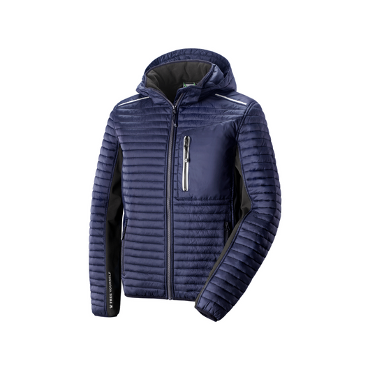 GIUBBOTTO "BERGEN" NERI 422137 Taglia: XXL, Colore: Nero/Blu