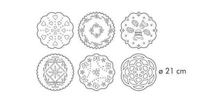 Tescoma Dischi decorativi per torte, 6 pz delicia