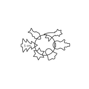 Tescoma 631382 formina per biscotti Metallico