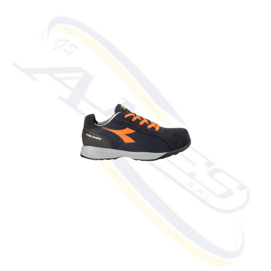 DIADORA "GLOVE" MDS TEXT LOW S1P BLU SCURO/ARANCIO FLUO Taglia: 42