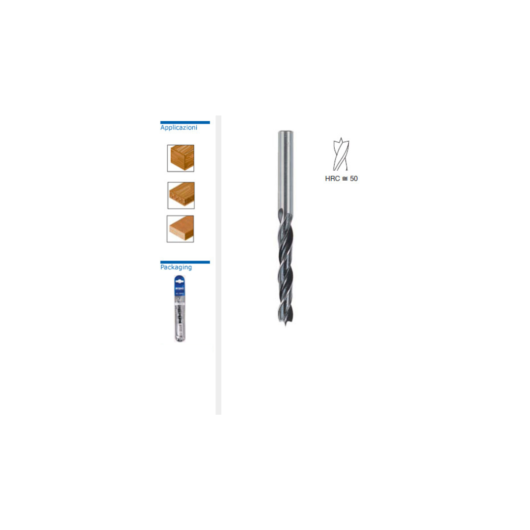 PUNTA LEGNO CORTA KRINO Ø (mm.): 12