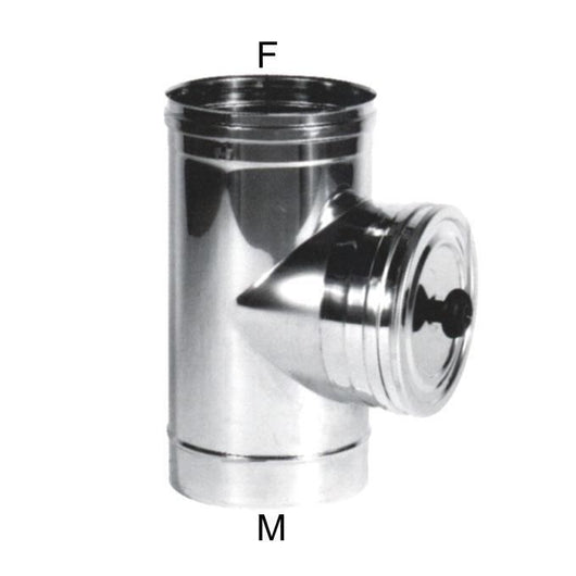 Maral Tubo Inox 18X 35 Sportello Ispezione