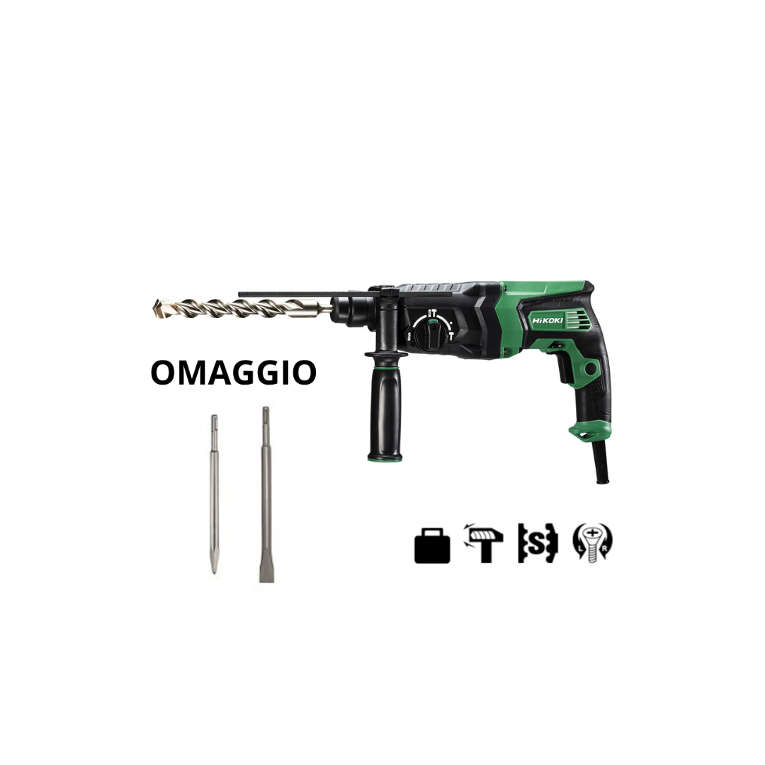 TASSELLATORE DH26PC2 HIKOKI 830W - 3 MODALITA'