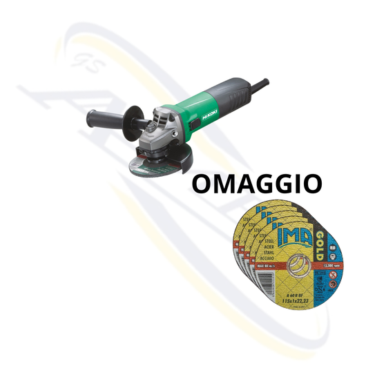 SMERIGLIATRICE ANGOLARE G12SN2 HIKOKI 900 W Ø 115 mm