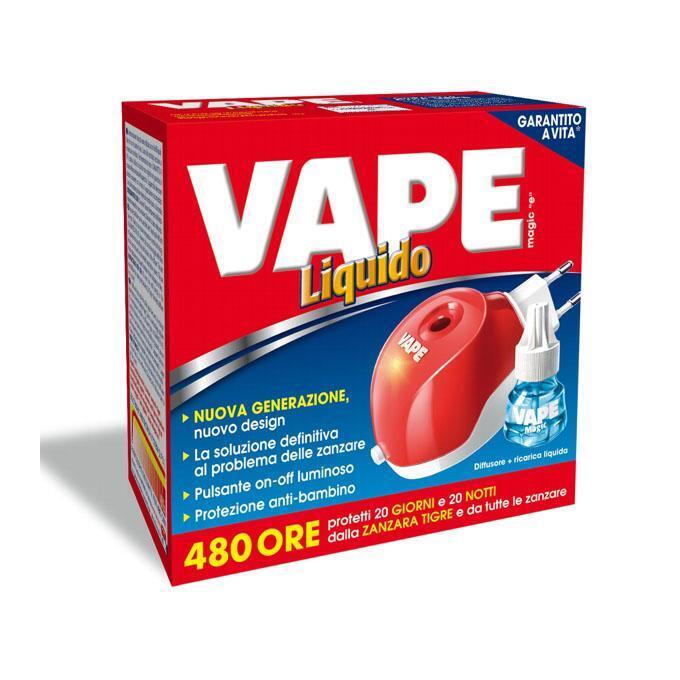 Vape Elettroemanatore Liquido Spina + 1 Ricarica