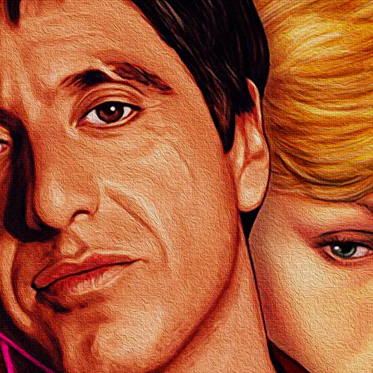 Tela d'arredo SCARFACE - Quadro Canvas su telaio in legno Misura: 70x100 cm